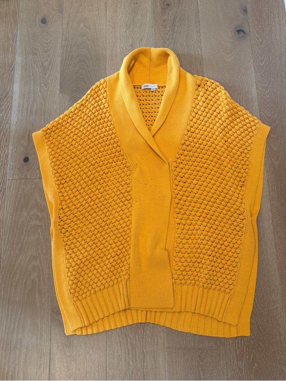 See by Chloé Knit Poncho Sweater – Made in Italy